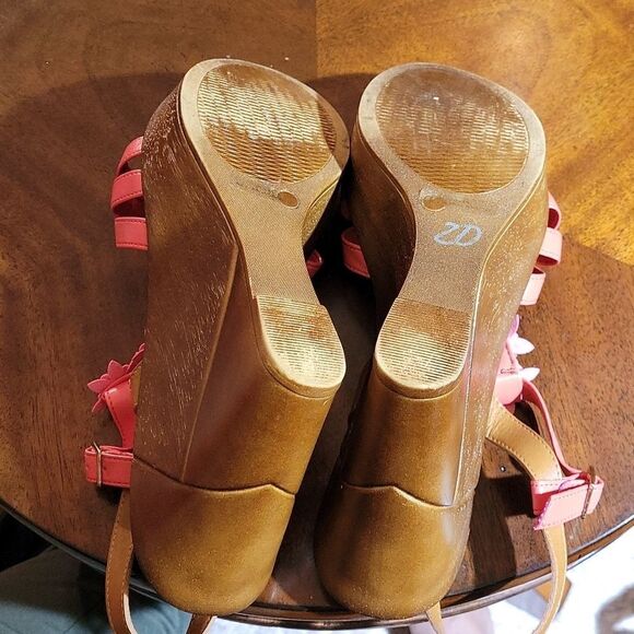 ZOLIA CONTASA ITALIAN SHOEMAKERS WEDGE STYLE OPEN TOE ANKLE STRAP WOMEN SANDAL - Picture 12 of 14